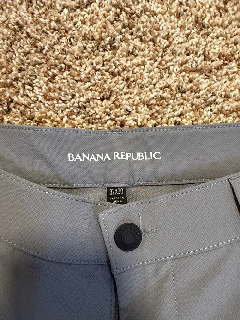Banana Republic Men's Gray Chino Pants